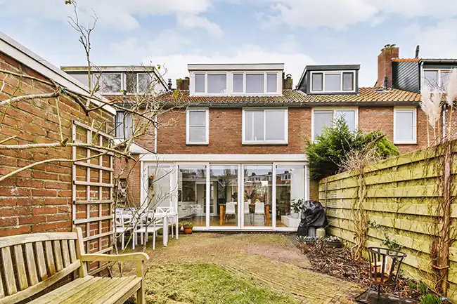 exterior shot of read house extension Buckingham