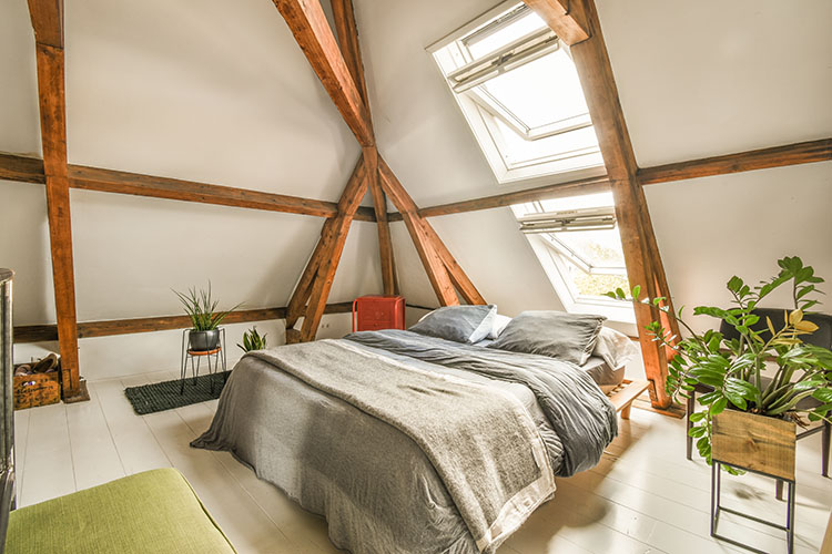 light mansard bedroom attic conversion Buckinghamshire